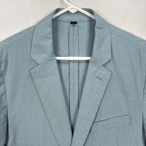 J‎ Crew Ludlow Blazer Mens 40R Blue 2-Button Lightweight Unstructured Sport Coat